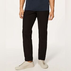 LULULEMON Men’s ABC Casual 5-Pocket Pant Classic Warpstreme Black Sz 32 M5426S